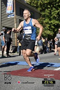 James running